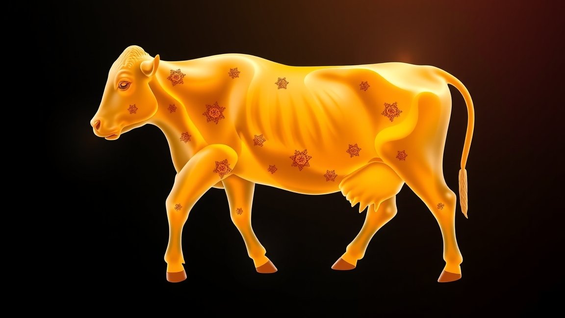 Marha zselatin illusztrációja a bélrendszer és bőr egészségének támogatására.