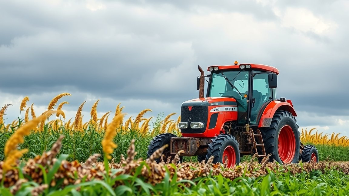 MTZ traktor mezőgazdasági környezetben
