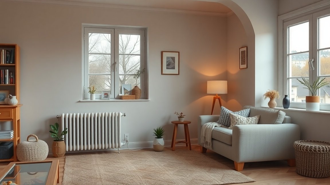 Kényelmes és gazdaságos otthoni hőmérséklet házközponti fűtéssel