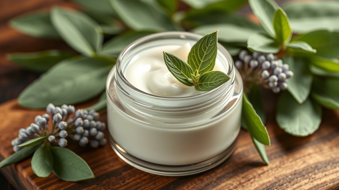 Orvosi zsálya krém természetes összetevőkkel bőrproblémákra