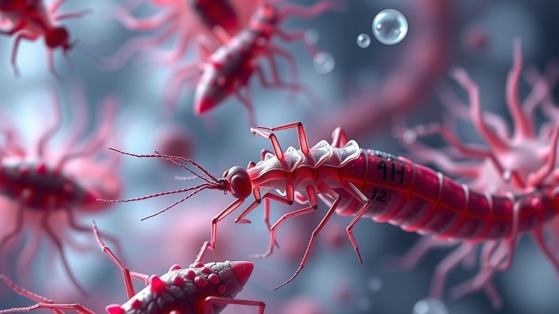 Parazitaellenes készítmény mikroszkópos képe, Parakill hatásmechanizmus