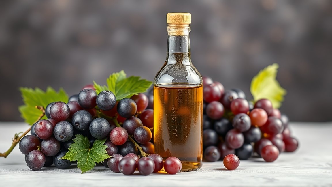 Szőlőmagolaj és szőlőfürtök egészséges táplálkozáshoz