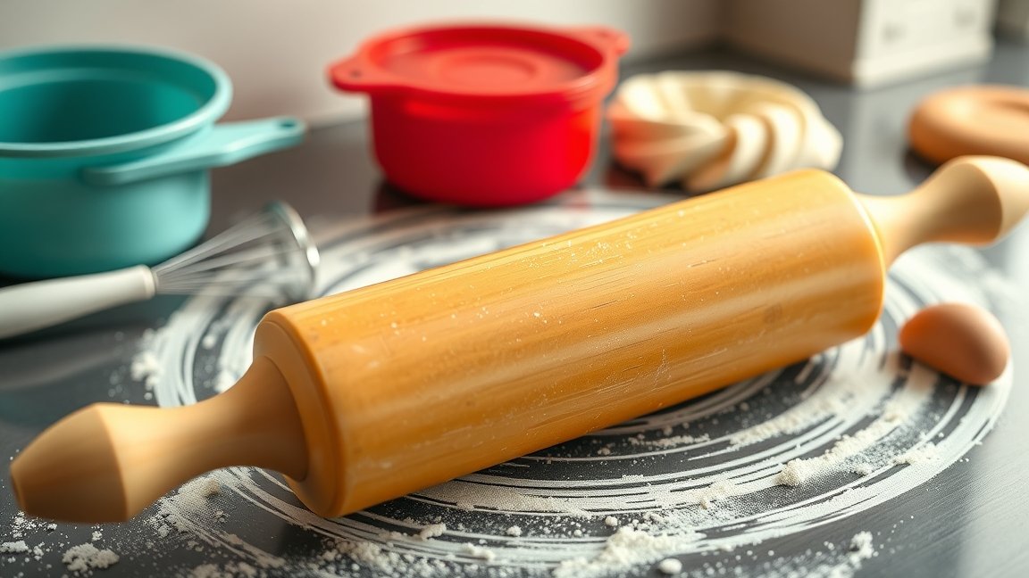 Tupperware sodrófa és konyhai eszközök a tésztakészítéshez