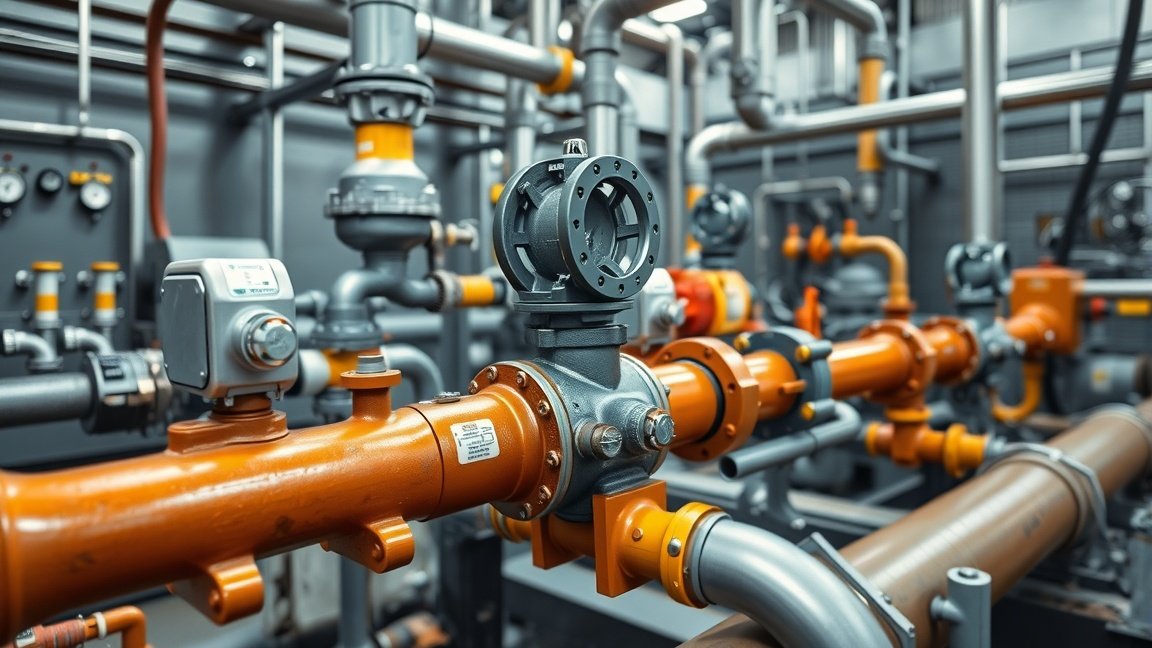 Visszaforgásgátló ipari berendezéseken balesetmegelőzés érdekében