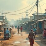 Szegénység társadalmi hatásai, utcai jelenet, közösségi élet