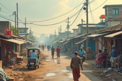 Szegénység társadalmi hatásai, utcai jelenet, közösségi élet