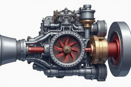 Turbó motor részletes ábrázolása, wastegate működése