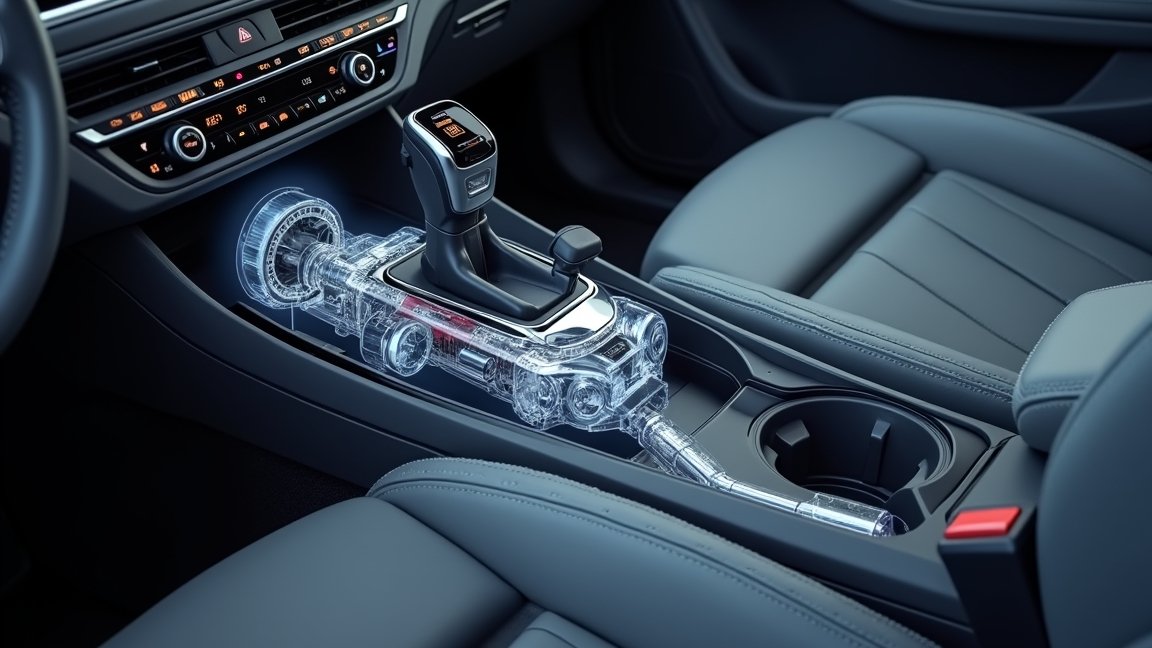 Tiptronic váltó a belső autó terében