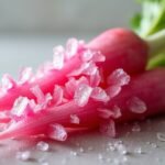 Friss jégcsapretek sóval díszítve, egészséges táplálkozás