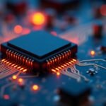 Schottky-dióda elektronikai alkatrészek az áramkörön.